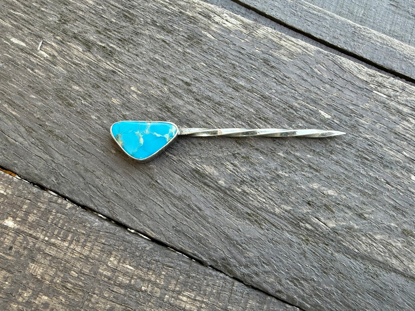 Kingman Turquoise Hat Pin