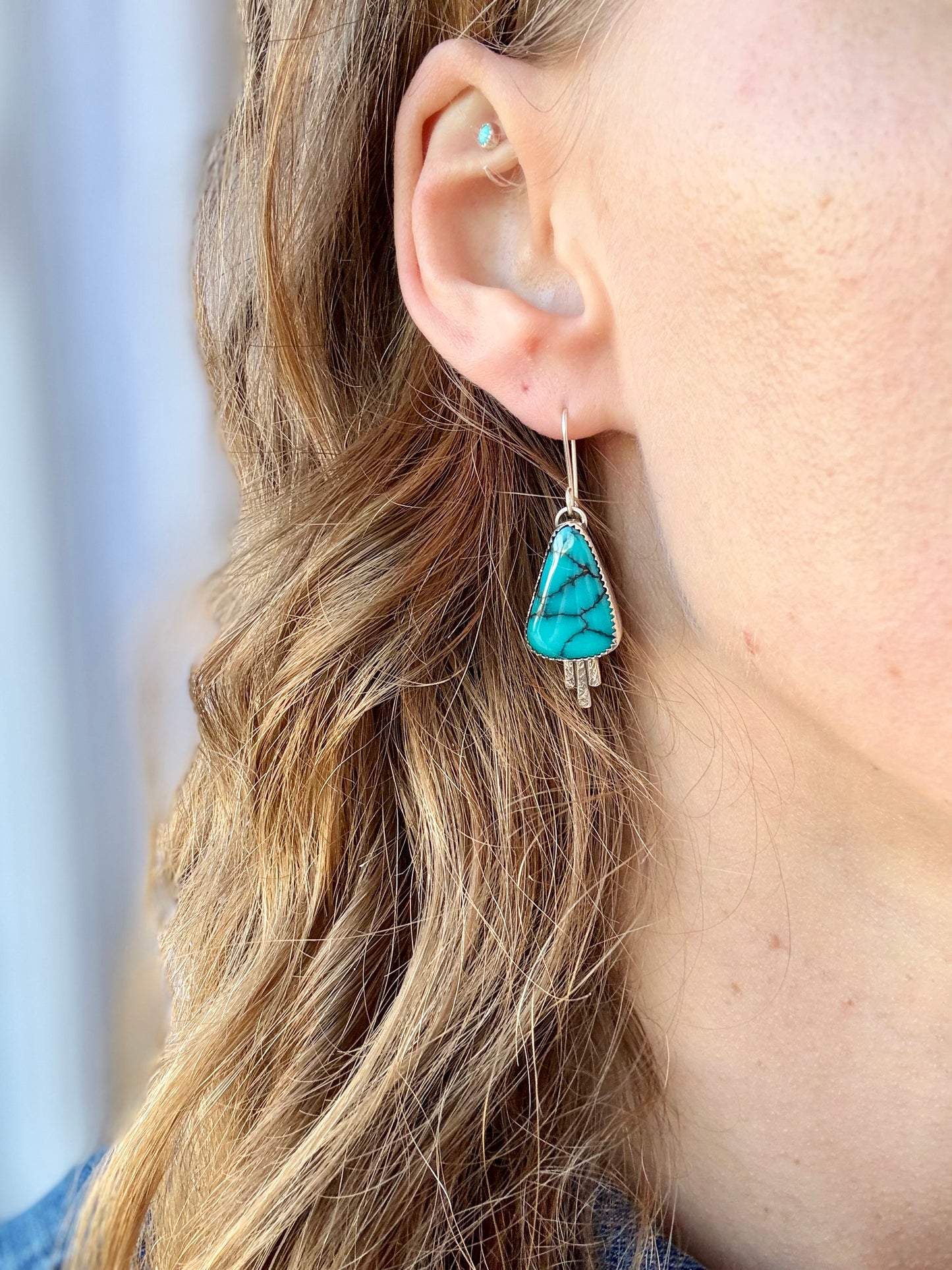 Moon River Turquoise Earrings