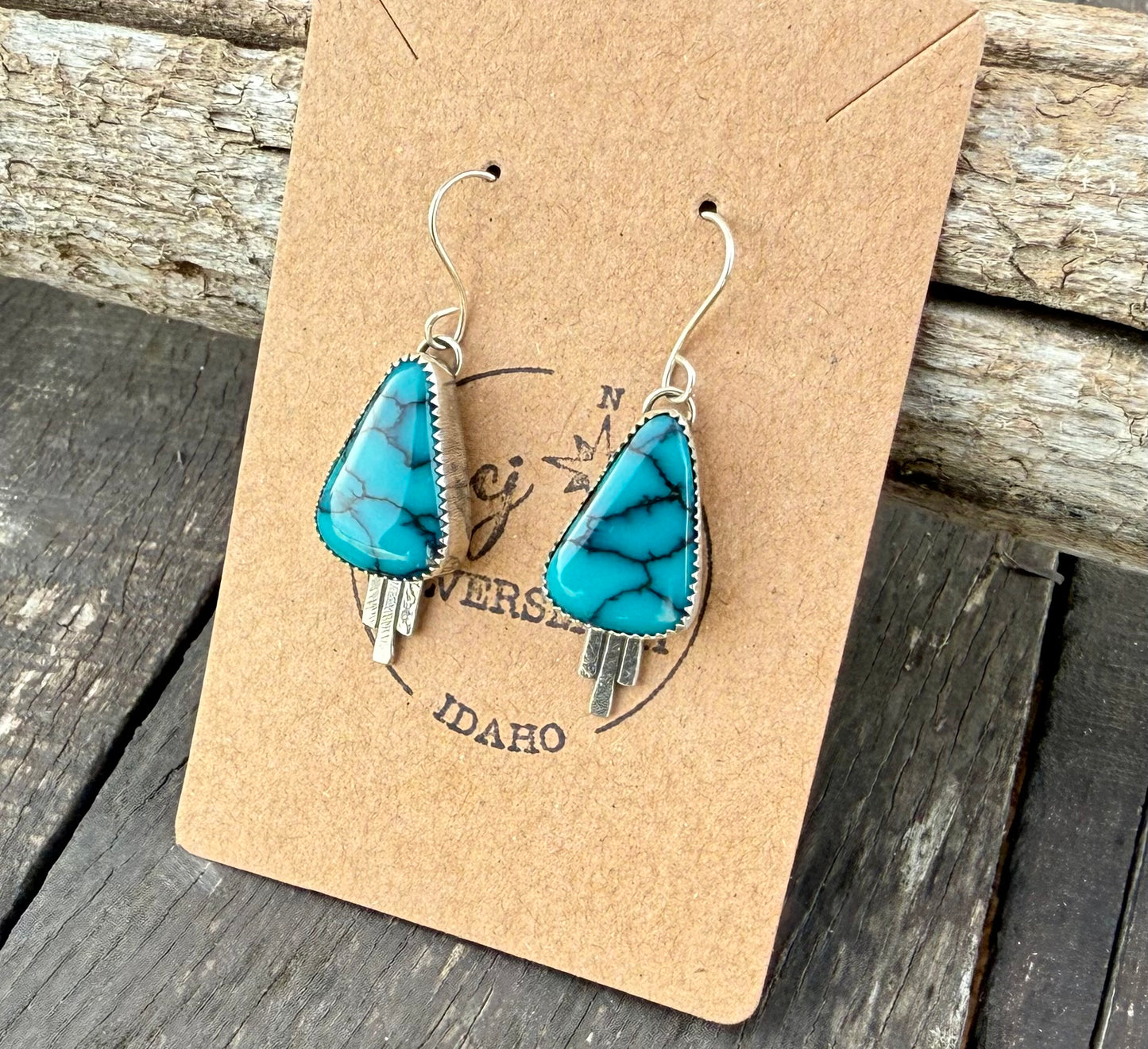 Moon River Turquoise Earrings