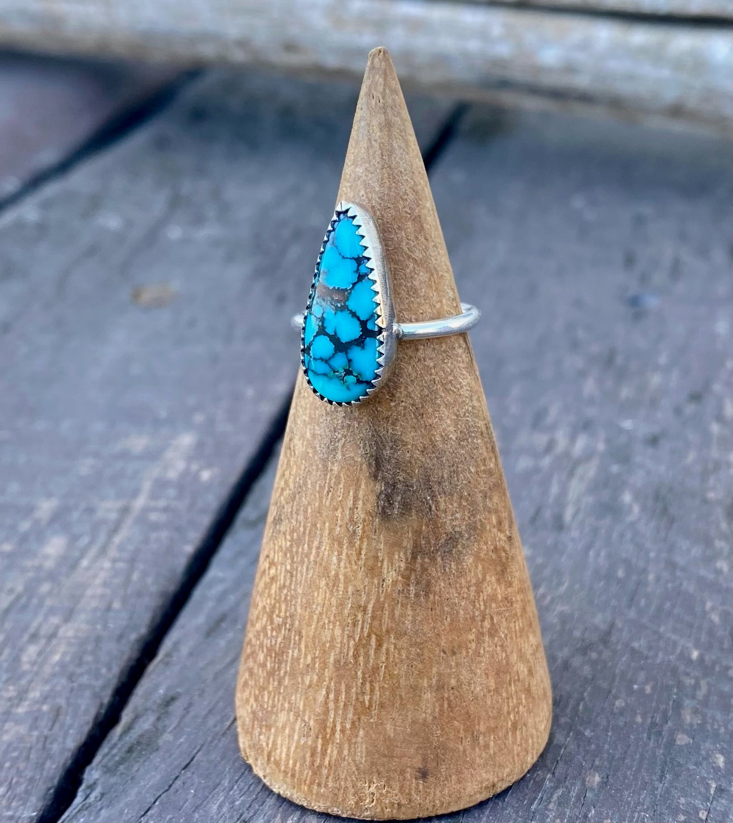 Blue moon turquoise ring