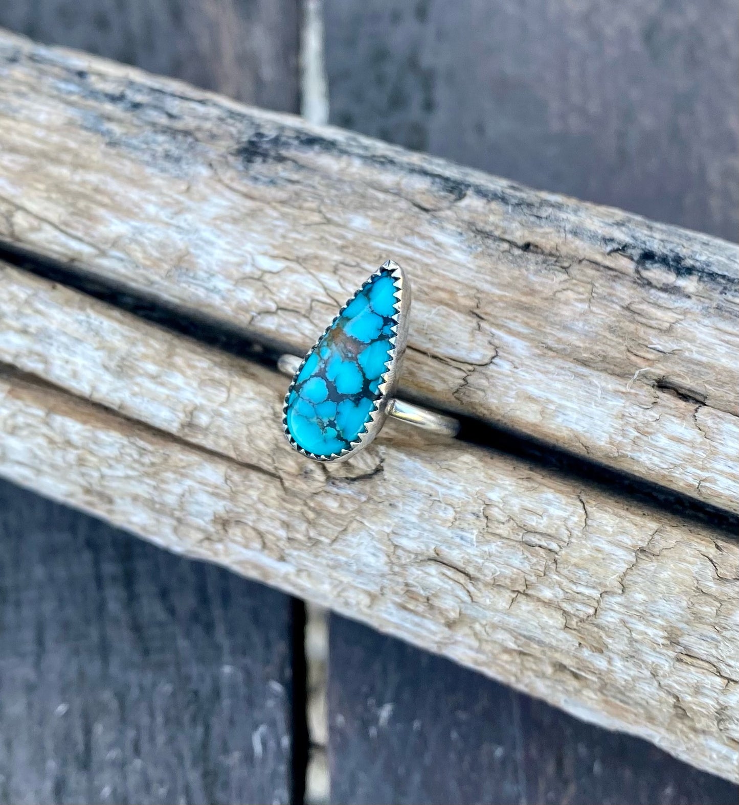 Blue moon turquoise ring