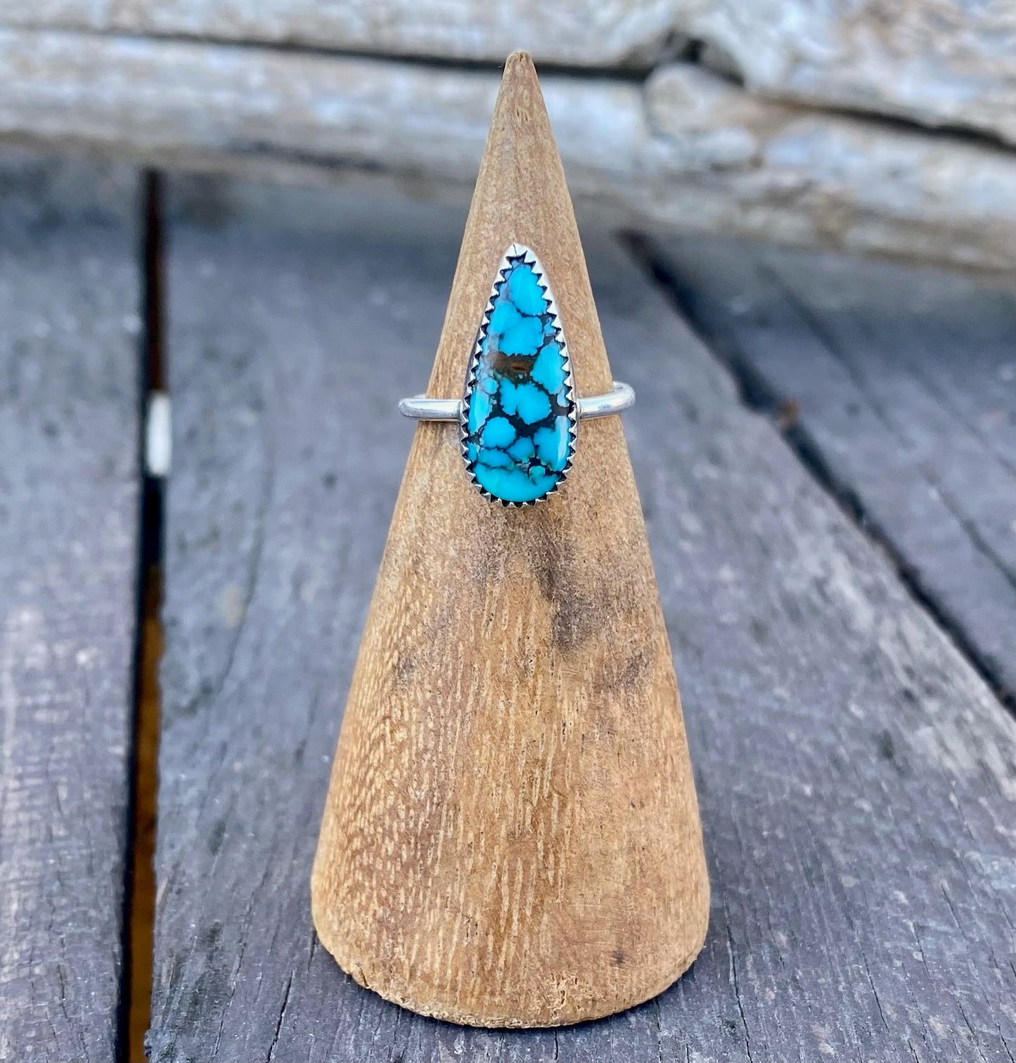 Blue moon turquoise ring