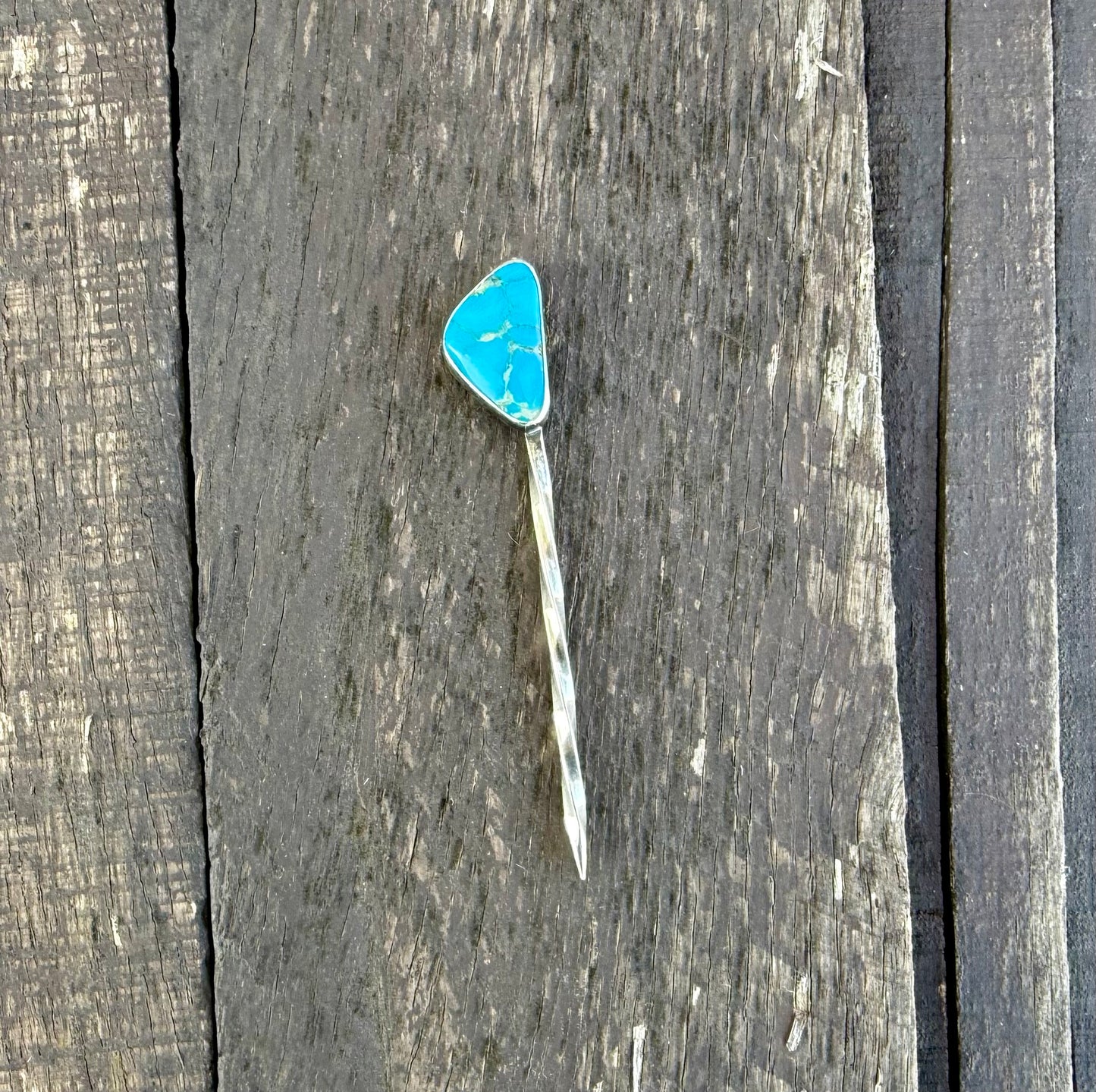 Kingman Turquoise Hat Pin