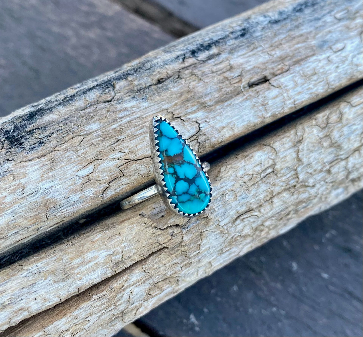 Blue moon turquoise ring