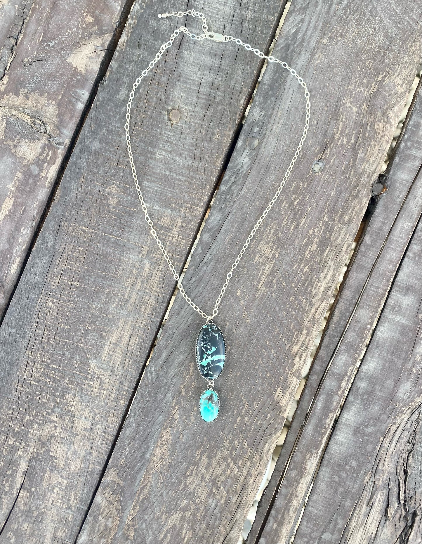 Black Jack & Carico Lake Turquoise Necklace