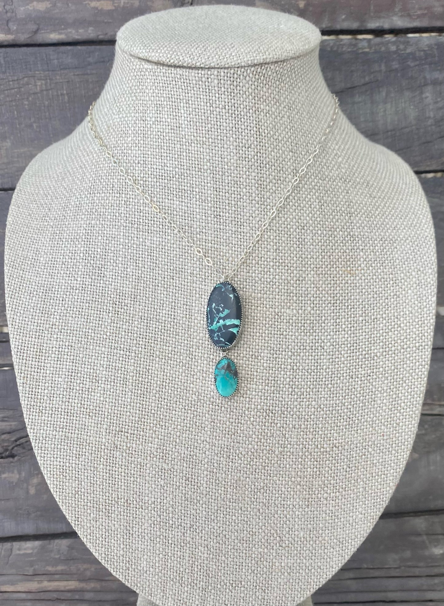 Black Jack & Carico Lake Turquoise Necklace