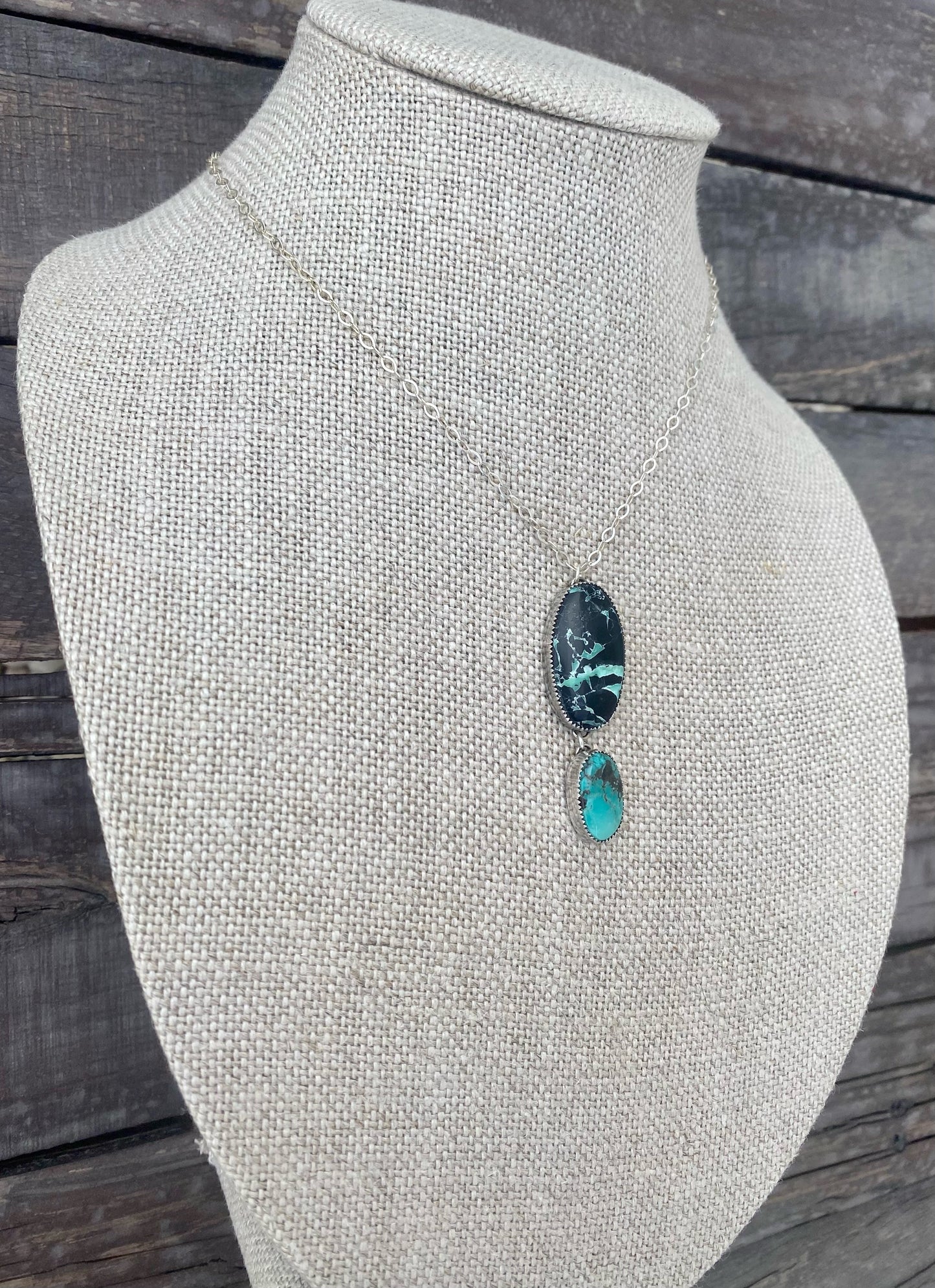 Black Jack & Carico Lake Turquoise Necklace