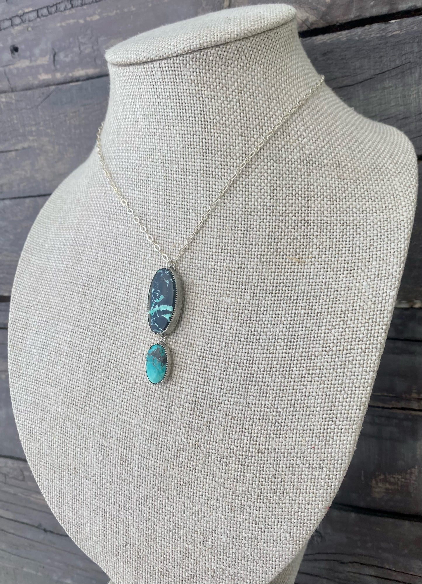 Black Jack & Carico Lake Turquoise Necklace