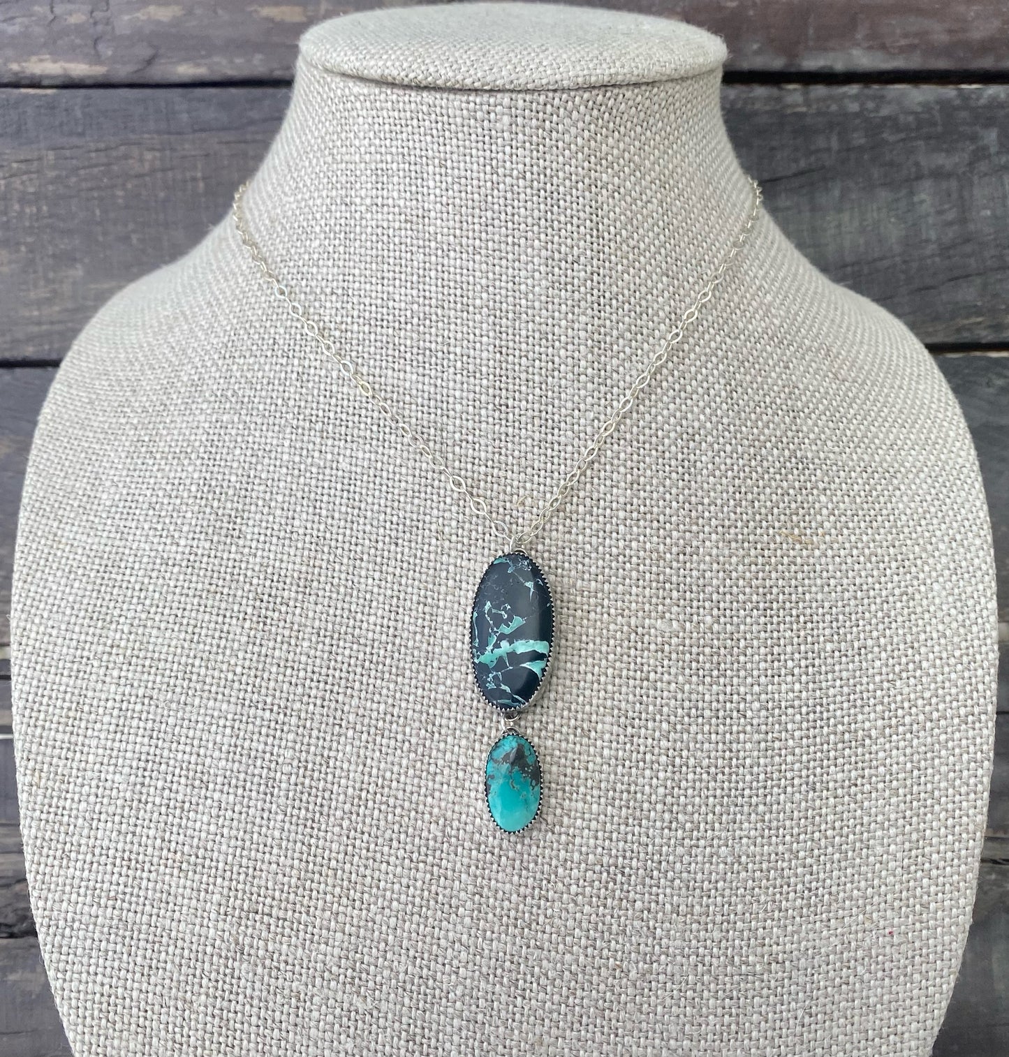 Black Jack & Carico Lake Turquoise Necklace