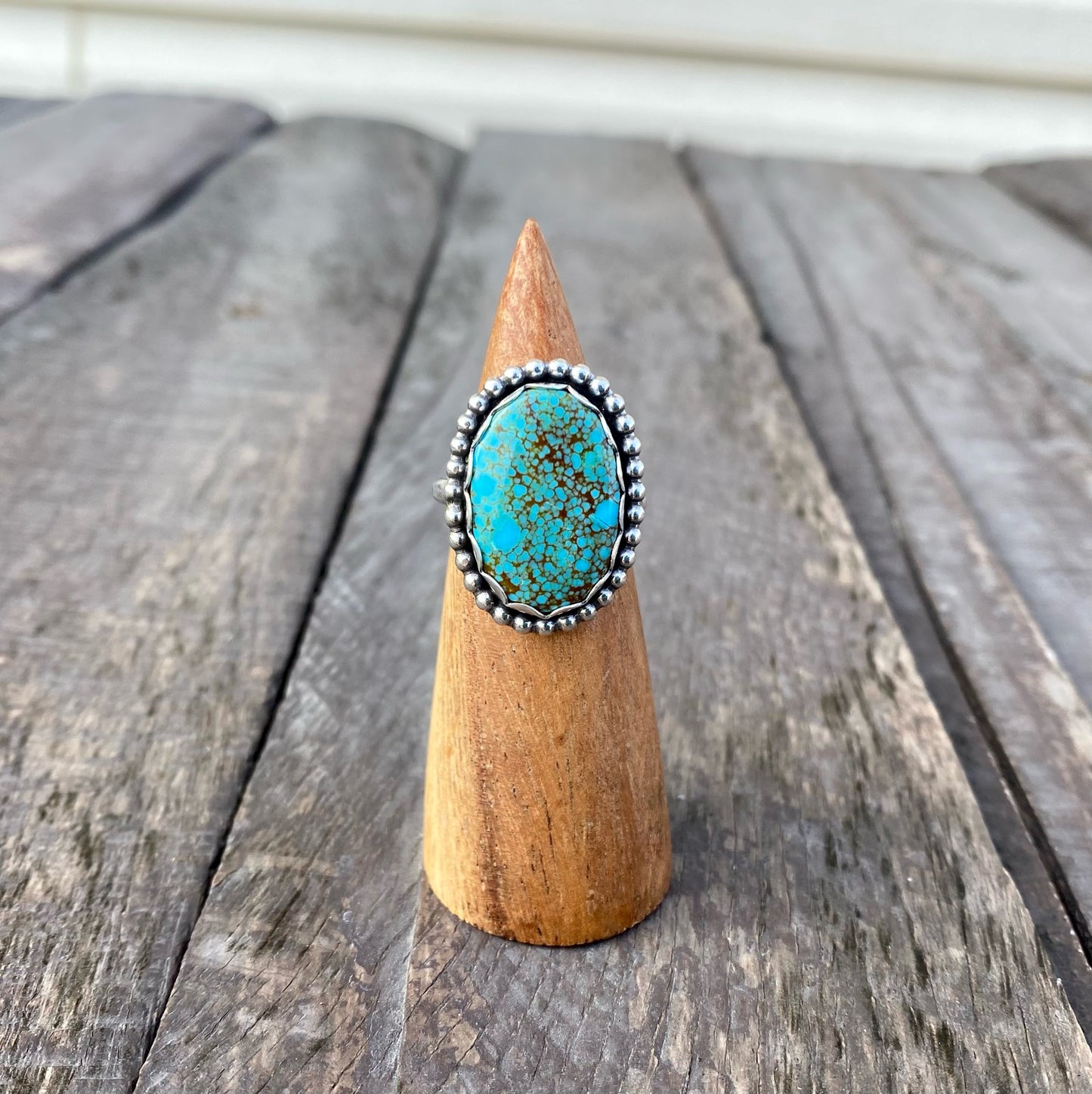 Number 8 Turquoise Ring