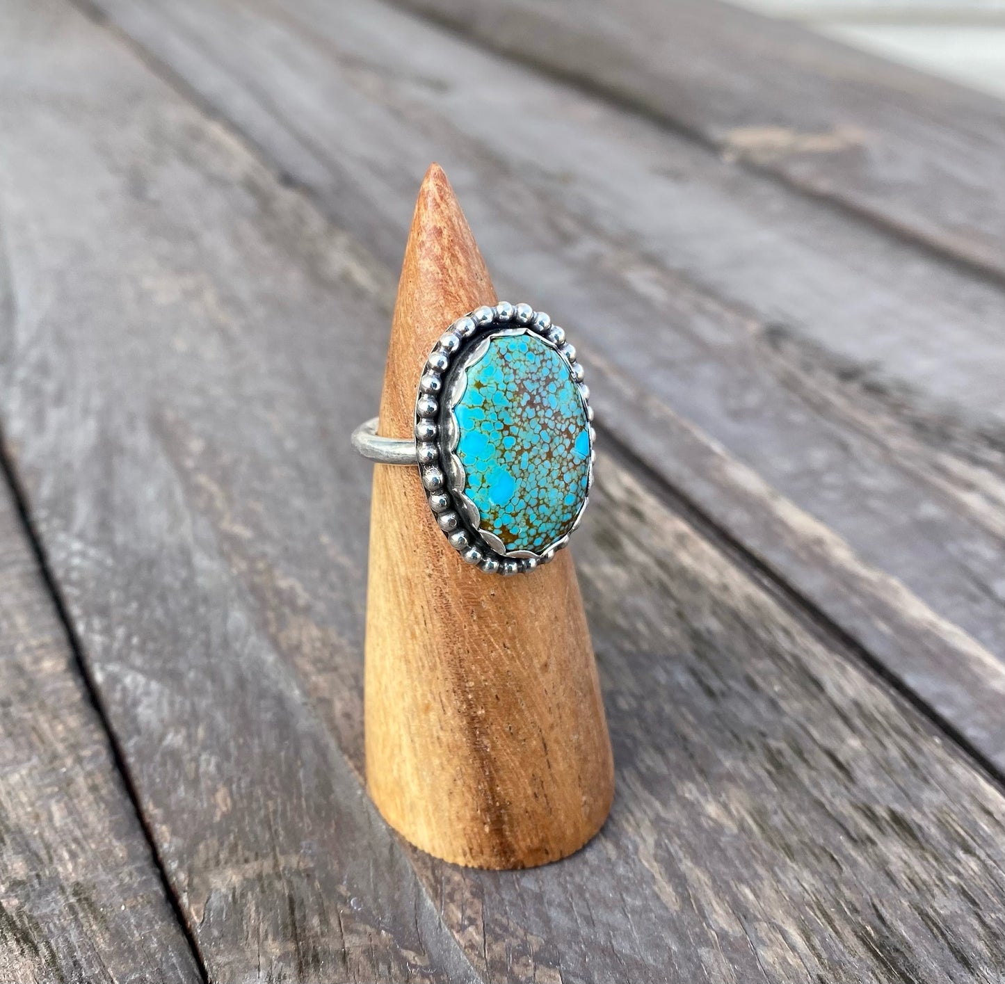 Number 8 Turquoise Ring