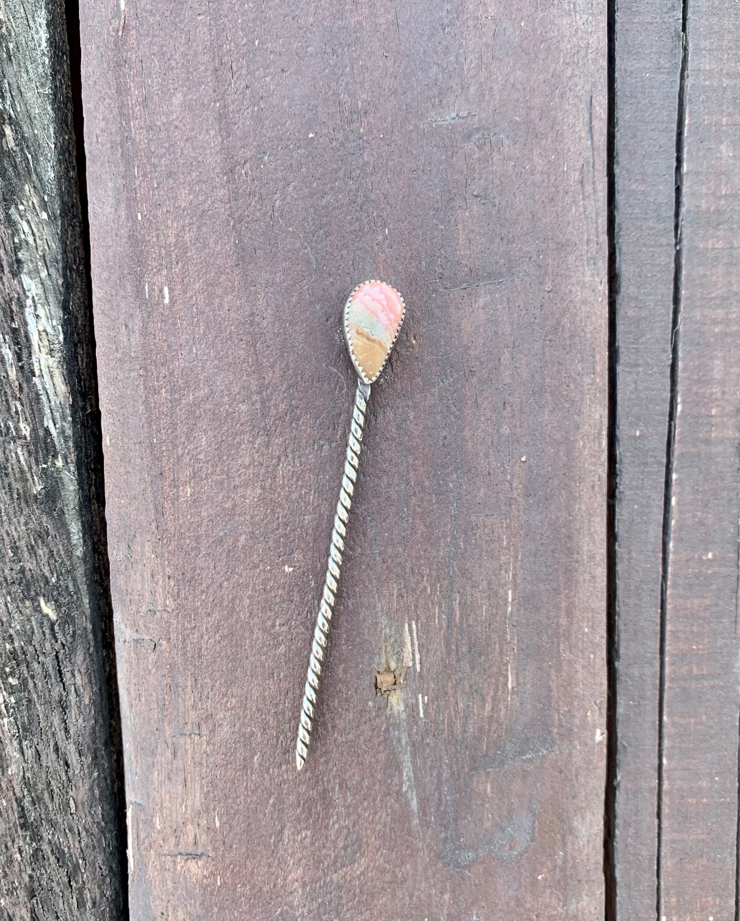 Rhodochrosite Hat Pin