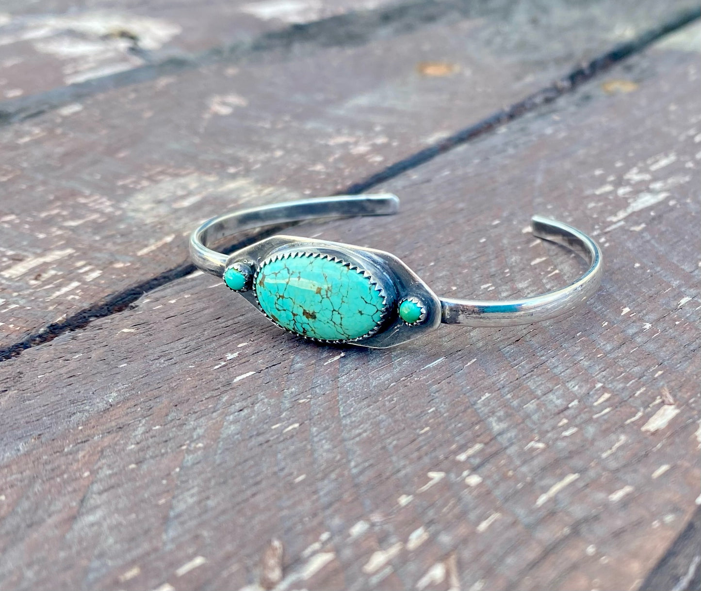 Carico Lake & Dyer Blue Turquoise Cuff