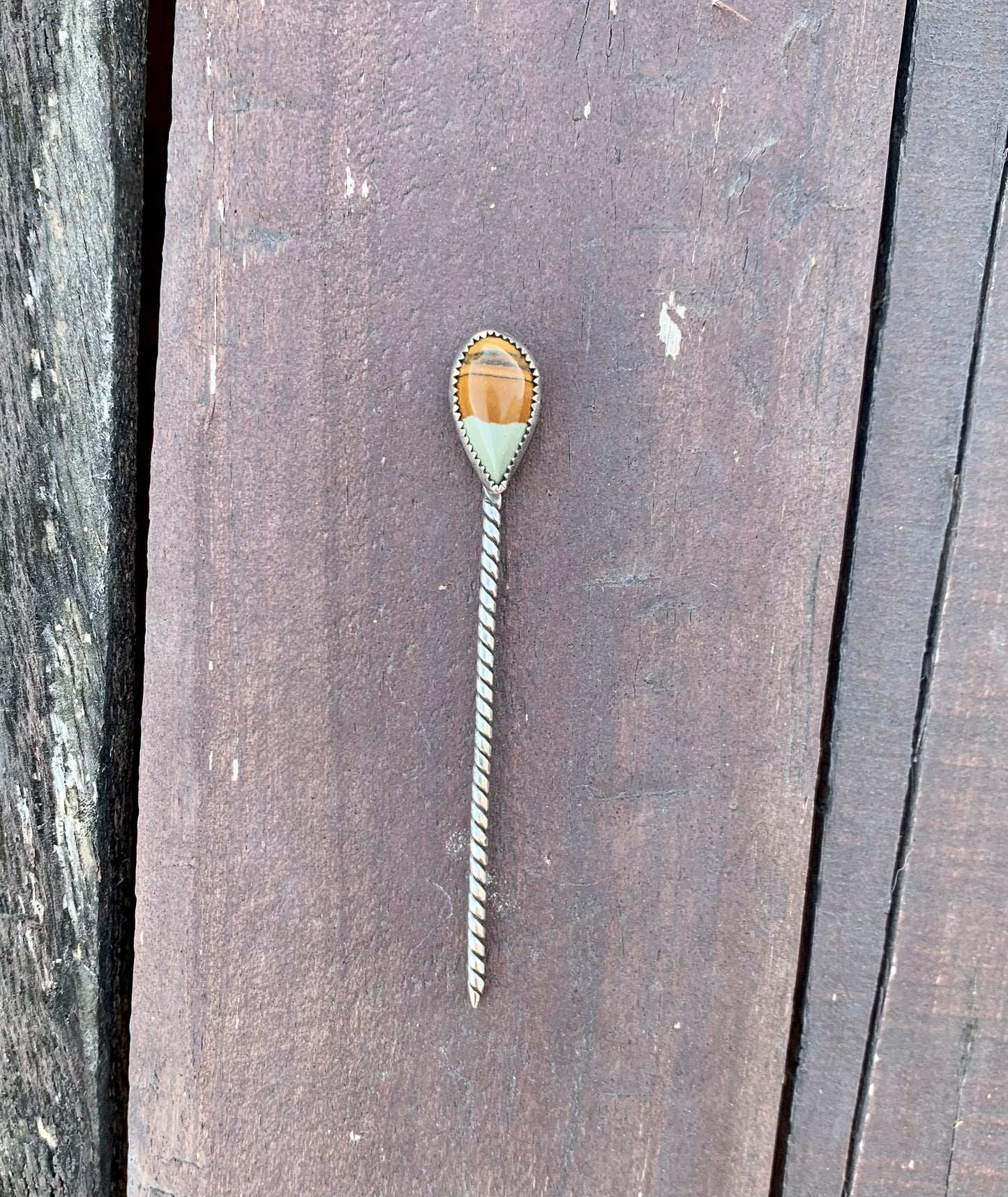 Owyhee Picture Jasper Hat Pin