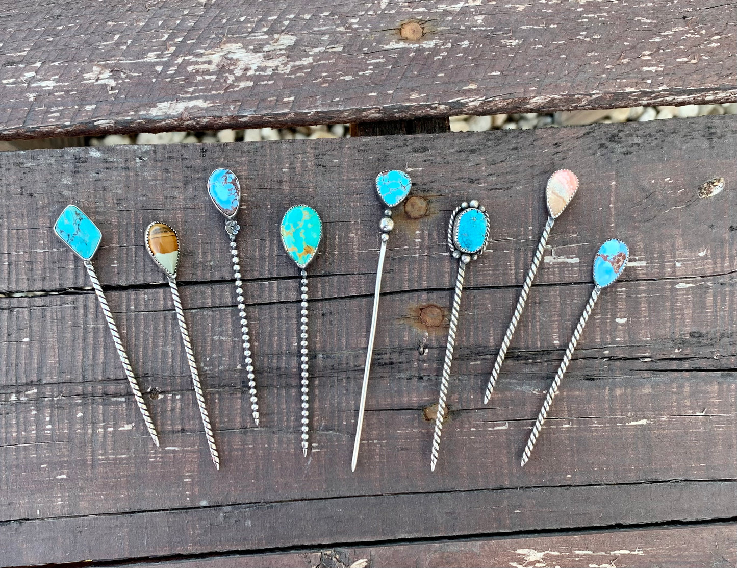 Egyptian Turquoise Hat Pin