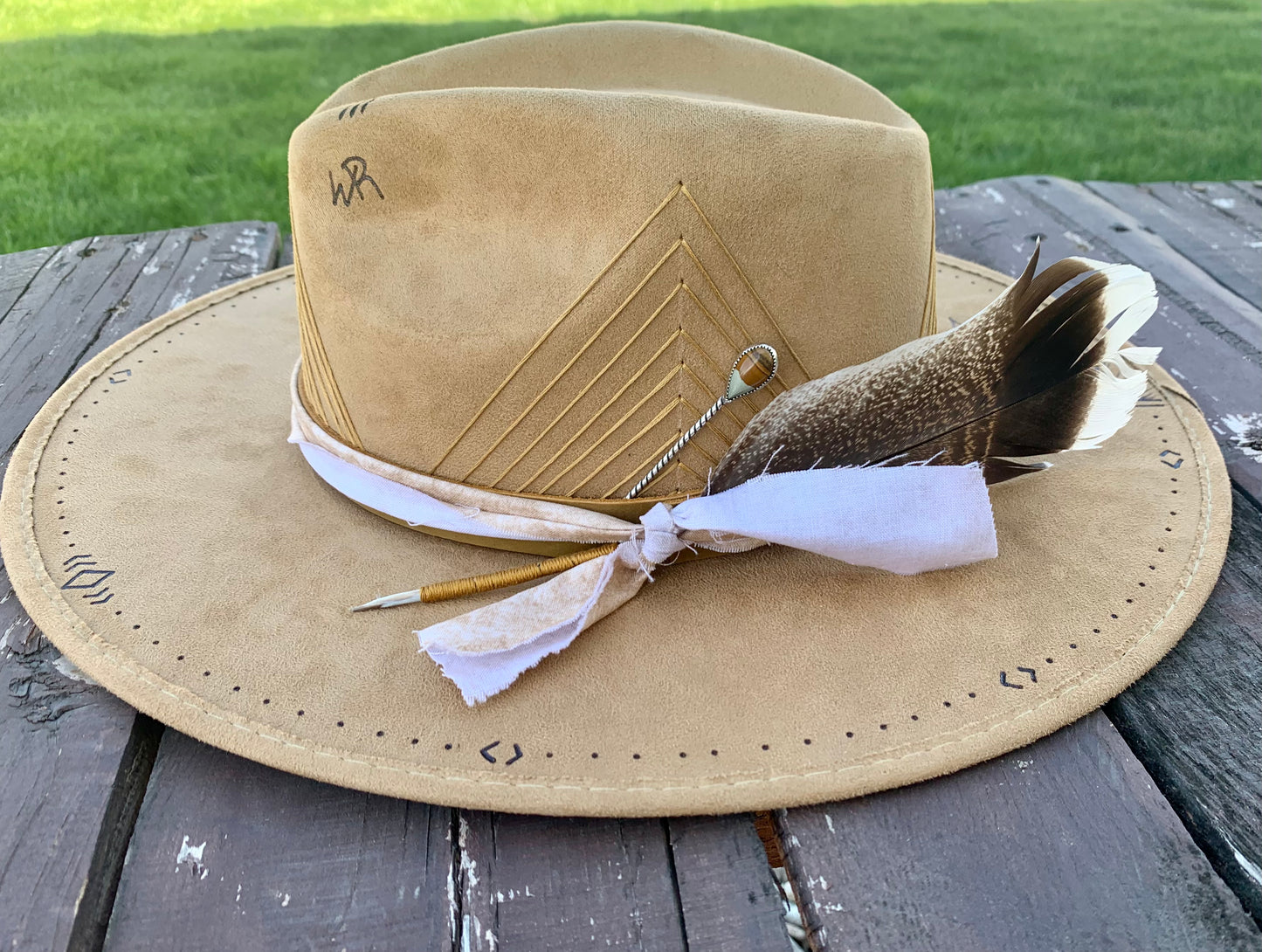 Owyhee Picture Jasper Hat Pin