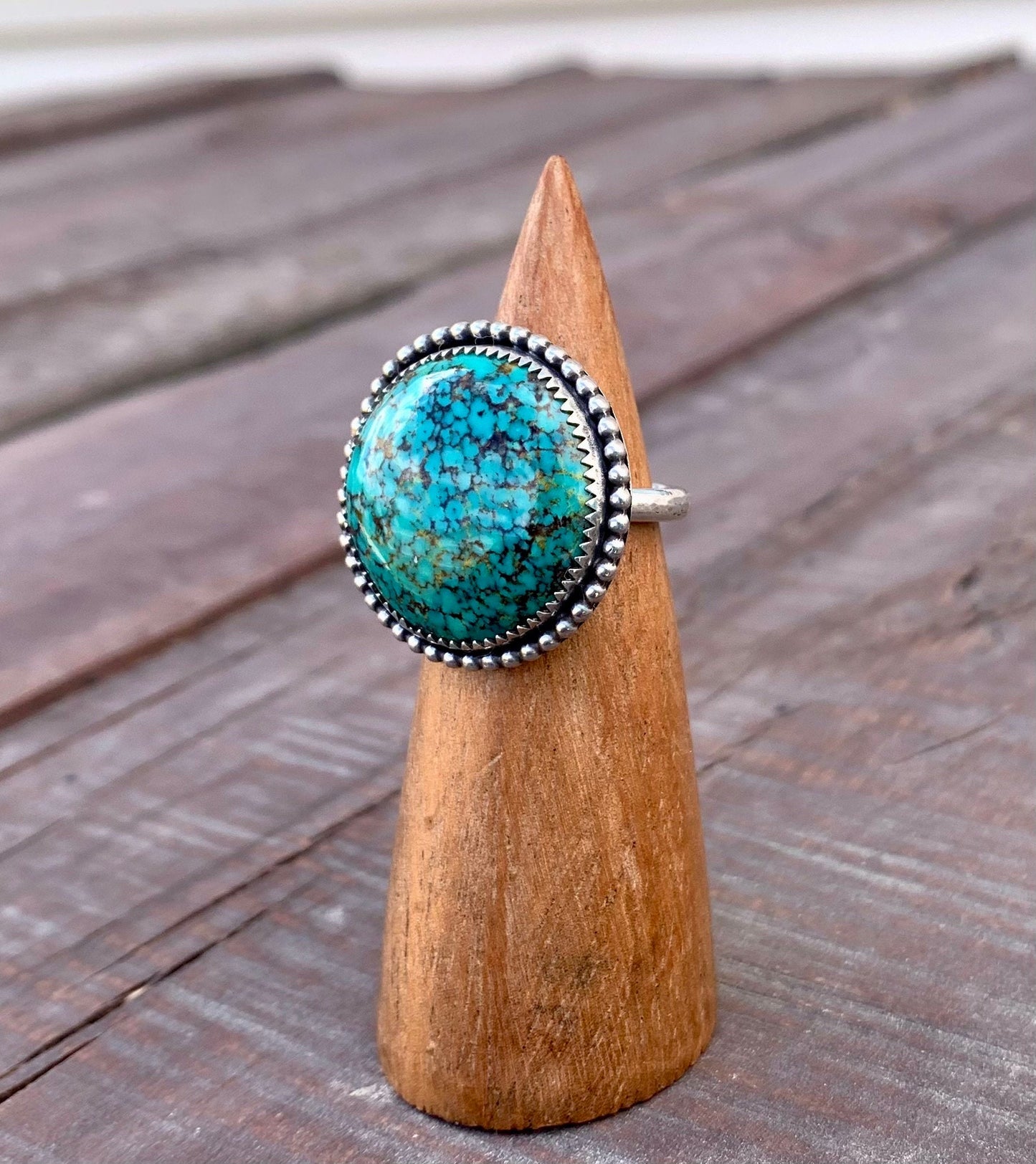 Bold Kingman Turquoise Ring