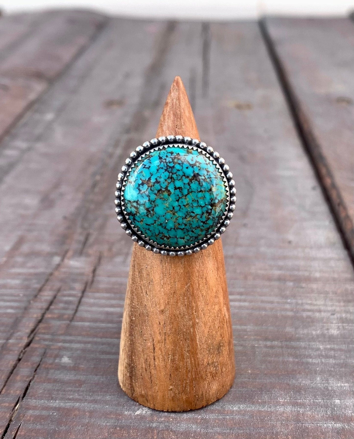 Bold Kingman Turquoise Ring