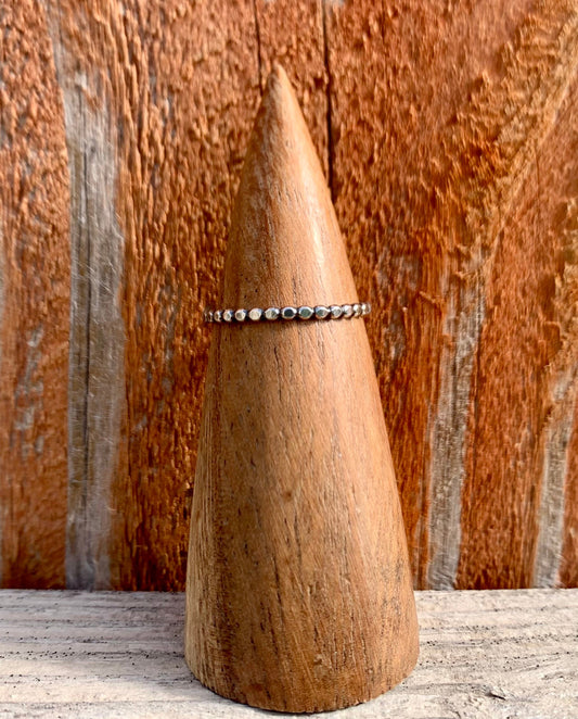 Beaded Wire Stacking Ring