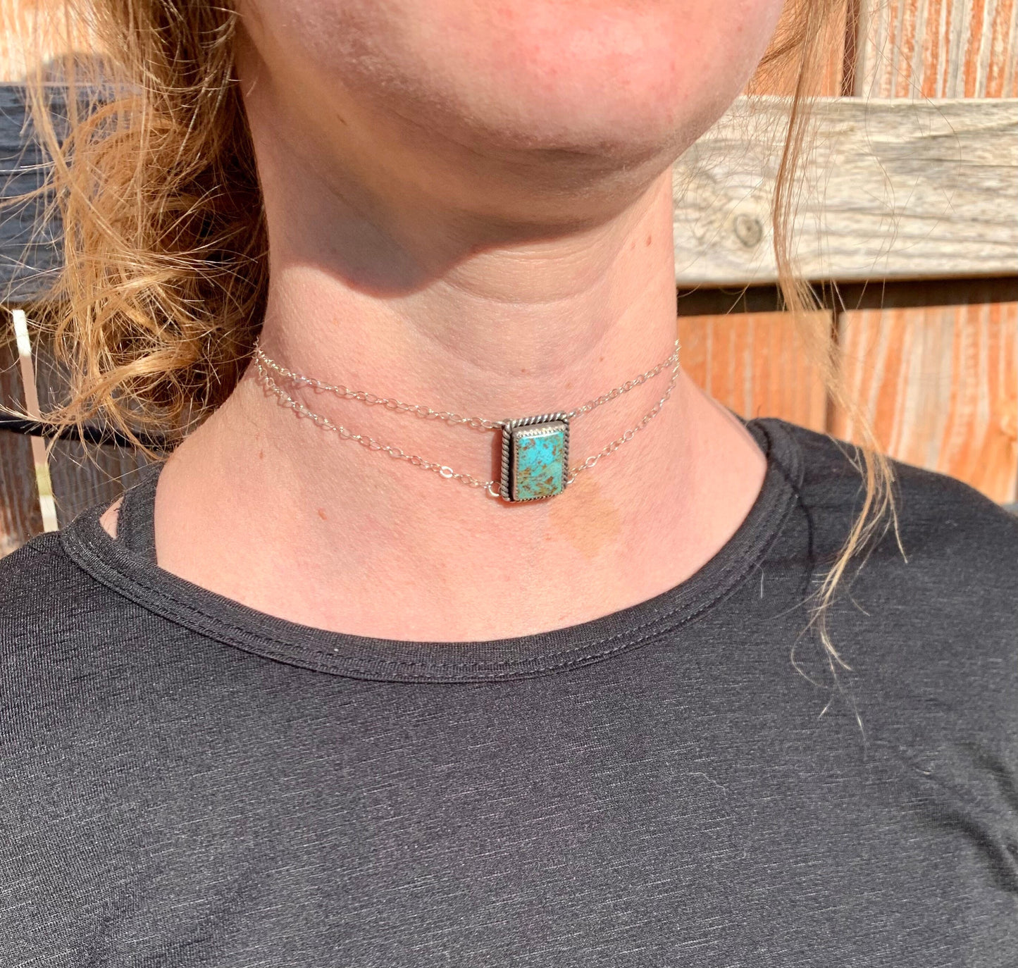 High Grade Rising Phoenix Turquoise Choker