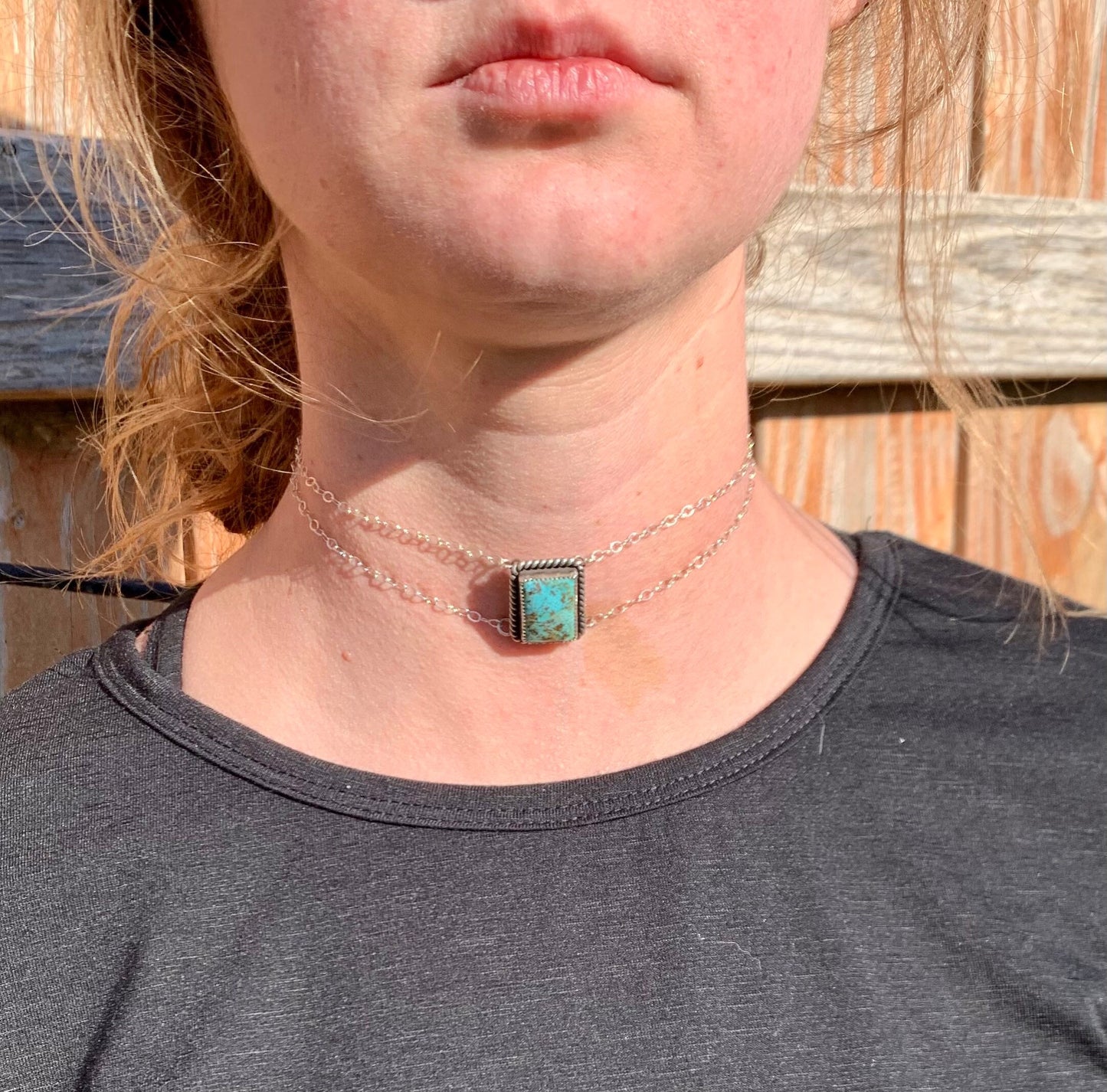 High Grade Rising Phoenix Turquoise Choker