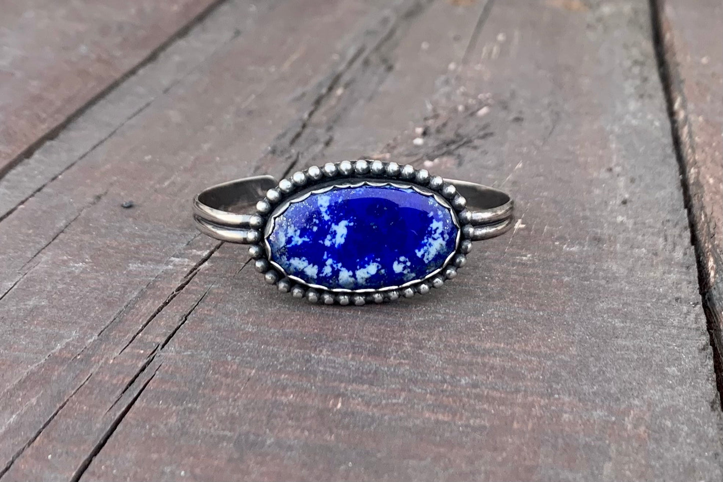 Blue Lapis Cuff / Bangle