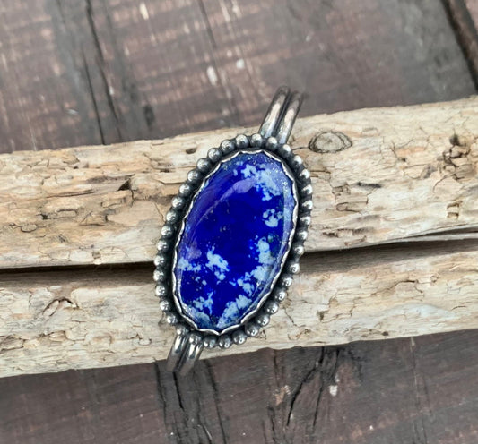 Blue Lapis Cuff Bracelet