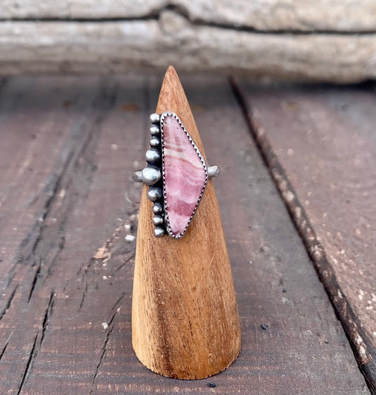 Rhodochrosite Ring